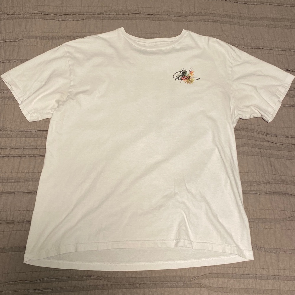 Young & Reckless White T-Shirt w/ floral design